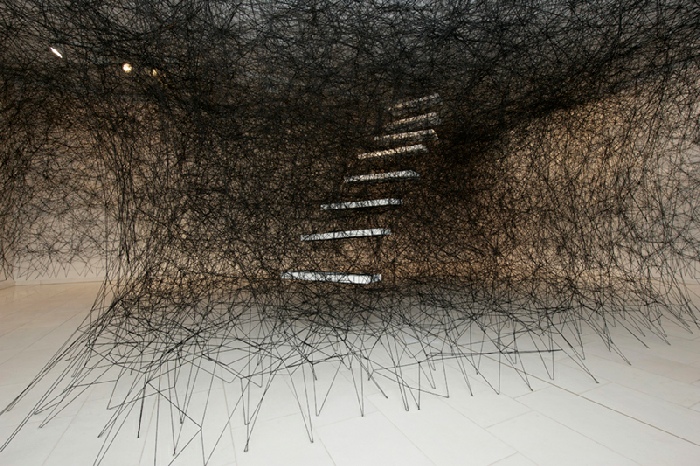 Chiharu Shiota, Labyrinth of Memory, 2012. Photo: Sunhi Mang