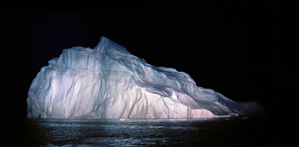 Mathias Kessler, Ilulissat 011 3, Greenland, 2007. Digital C-print; edition of 6: (2) 100 x 202 cm, (2) 70 x 140 cm, (2) 50 x 100 cm; Diasec, face in mount on 3 mm non-reflective gallery Plexi, Dibond backing and back brace.