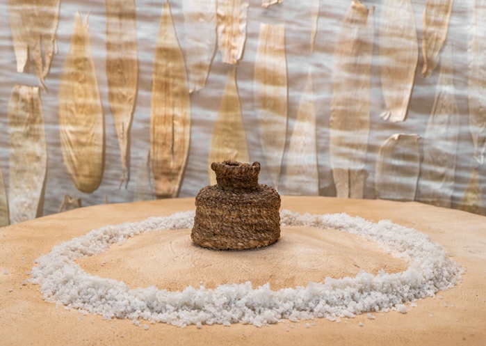 Rosy Simas,&nbsp;A:gajë:gwah dësa’igöëwë:nye:' (i hope it will stir your mind), 2026. Photo: Kameron Herndon. Courtesy of Walker Art Center. 