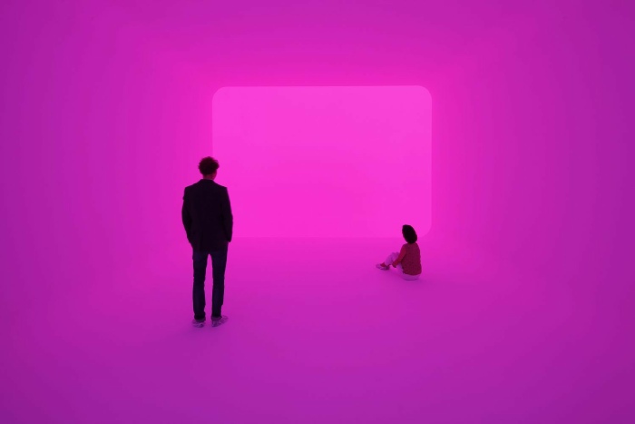 James Turrell, Apani (Ganzfeld). Installation view at the Venice Biennial, 2011. Private Collection France. © James Turrell. Photo: Florian Holzherr. 